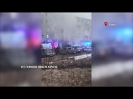 В Усинске произошел пожар в пятиэтажном многоквартирном доме